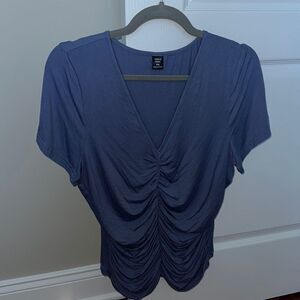 Shein Ruched V Neck Tee​​​​